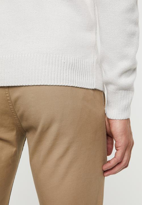 Brave Soul - Bernsen knitwear crew - neutral