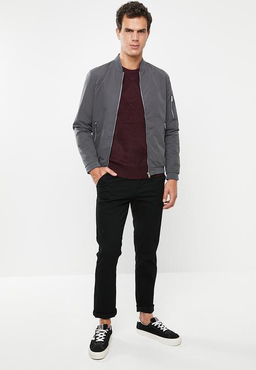 Jack & Jones - Rush bomber - asphalt