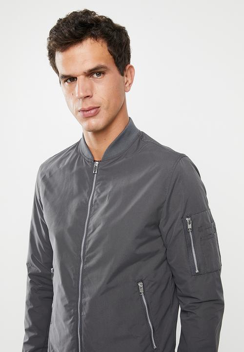 Jack & Jones - Rush bomber - asphalt