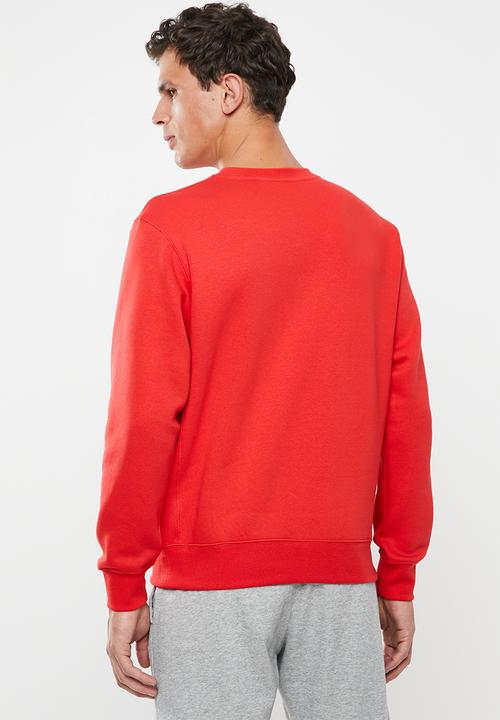 Nike - Nsw club crew sweater - red