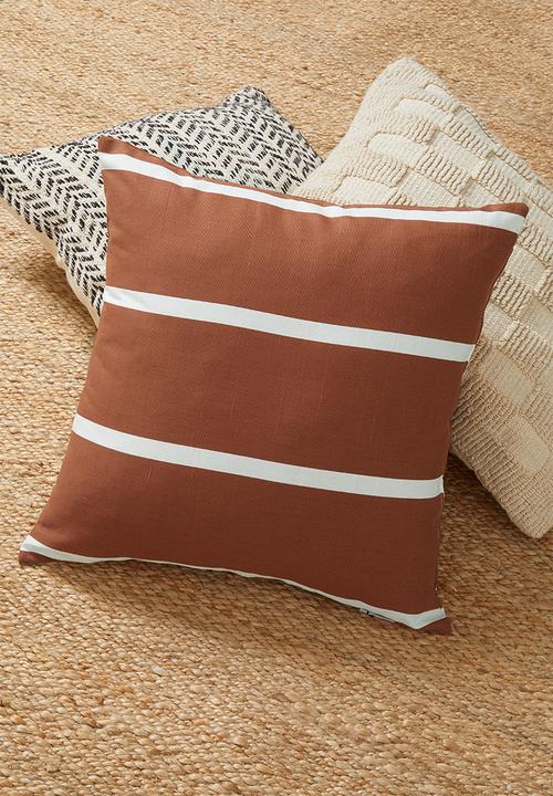 Sixth Floor - Vert cushion cover - rust