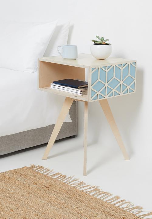 Native Decor - Hexa pedestal - duck egg
