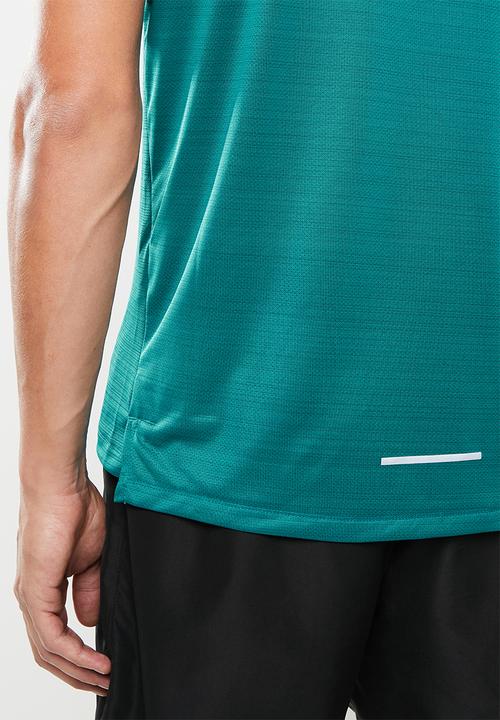 Nike - Nike dry miler short sleeve edge gx tee - teal 