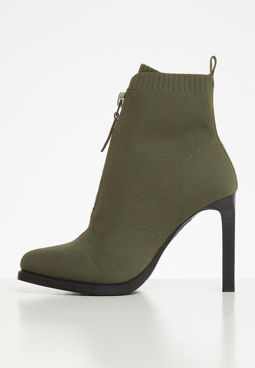 G-STAR - Strett heel boot - green 