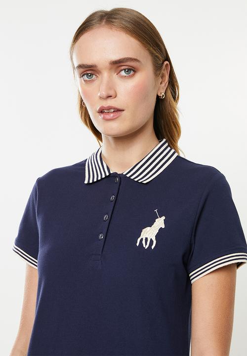 POLO - Leaha short sleeve golfer dress - navy
