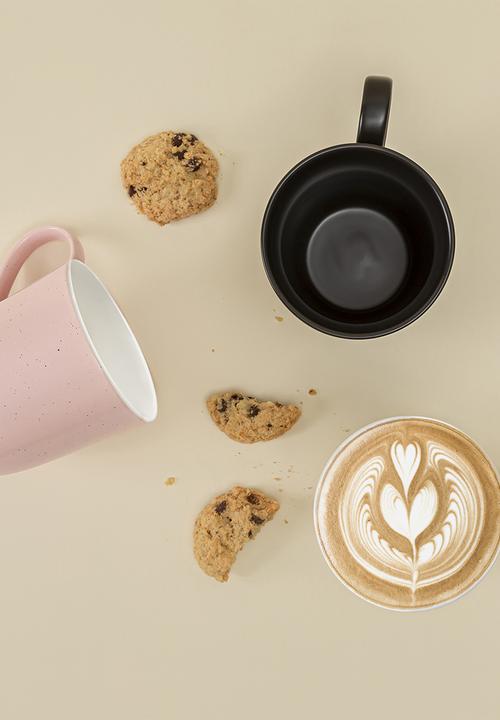 Humble & Mash - Matte speckle mug - white