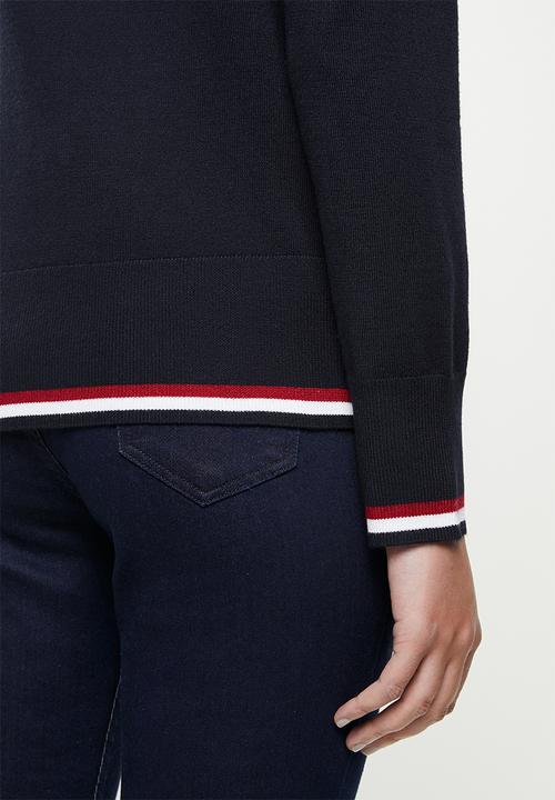 POLO - Emily twin set cardigan - navy