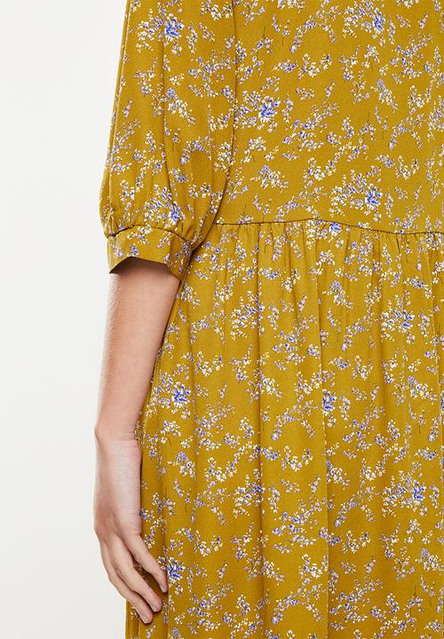 Jacqueline de Yong - Zoey treats 3/4 sleeve dress - multi