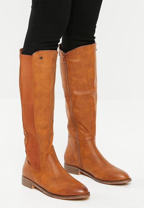 Miss Black - Route boot - tan