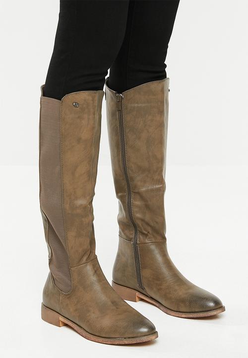 Miss Black - Route boot - grey