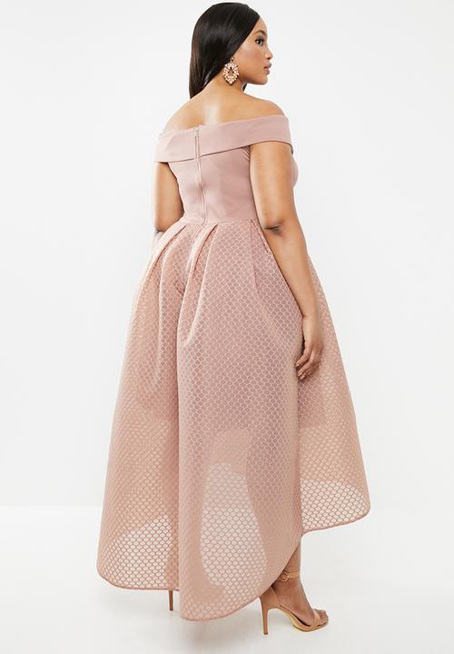 MILLA - Airtech bardot dress - pink