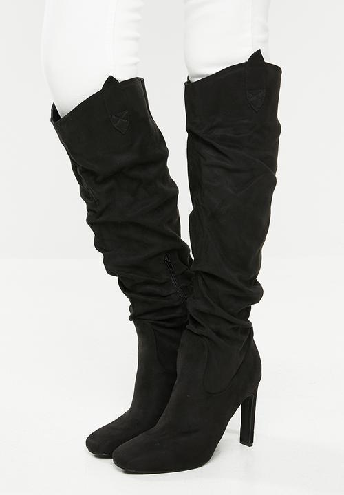 Public Desire - Peak western boot - black