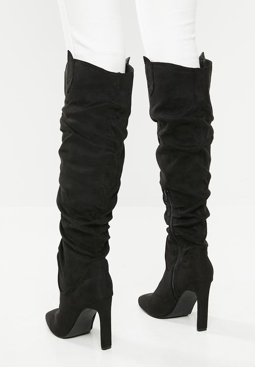 Public Desire - Peak western boot - black