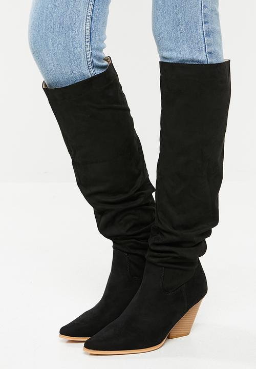 Public Desire - Cody western boot - black