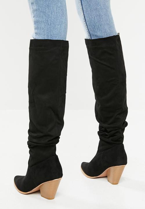 Public Desire - Cody western boot - black