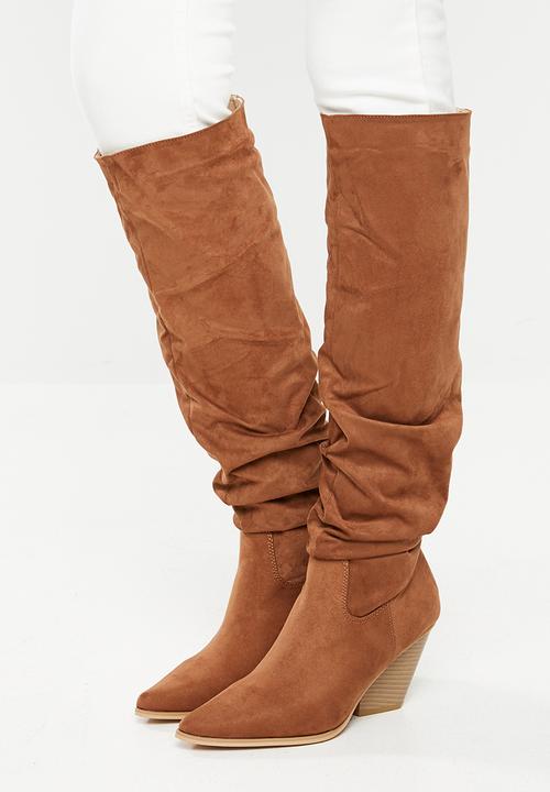Public Desire - Cody western boot - tan