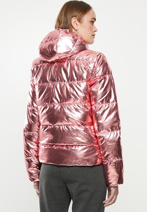 ONLY - Ella metallic jacket - pink