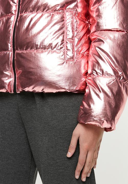 ONLY - Ella metallic jacket - pink
