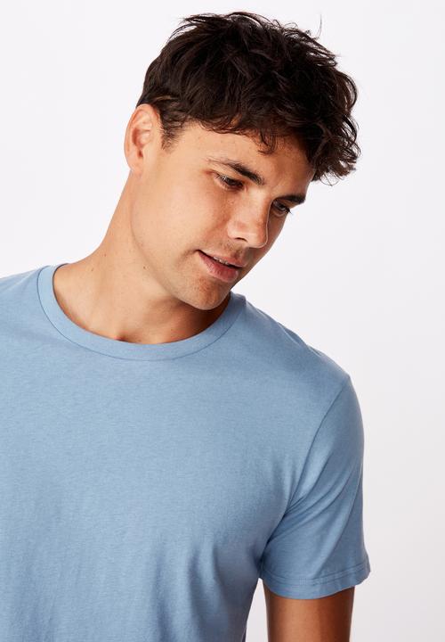 Cotton On - Essential crew tee - blue