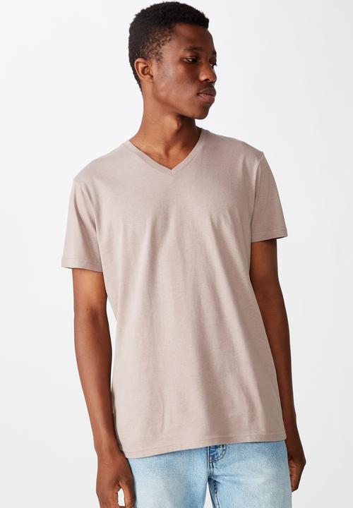 Cotton On - Essential vee neck  - dusk