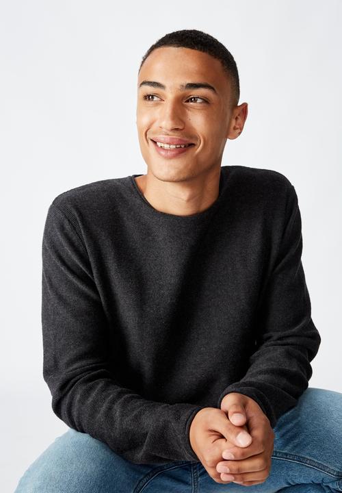Cotton On - Fine gauge knit - charcoal