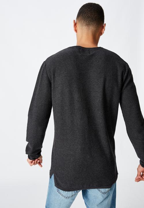 Cotton On - Fine gauge knit - charcoal
