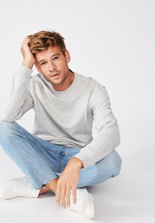 Cotton On - Essential crew fleece - grey