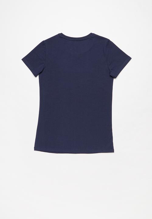 GUESS - Short sleeve ariel tee - navy