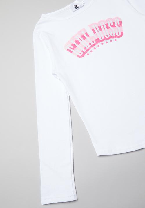 Rebel Republic - Girl boss tee - white