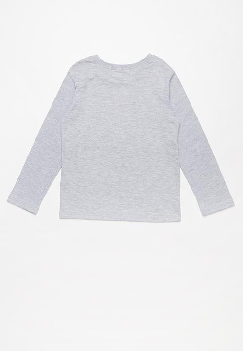 Pop Candy - Boys racer tee - grey 