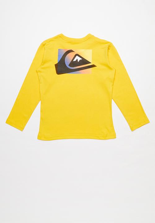 Quiksilver - Boys neon colours long sleeve - yellow
