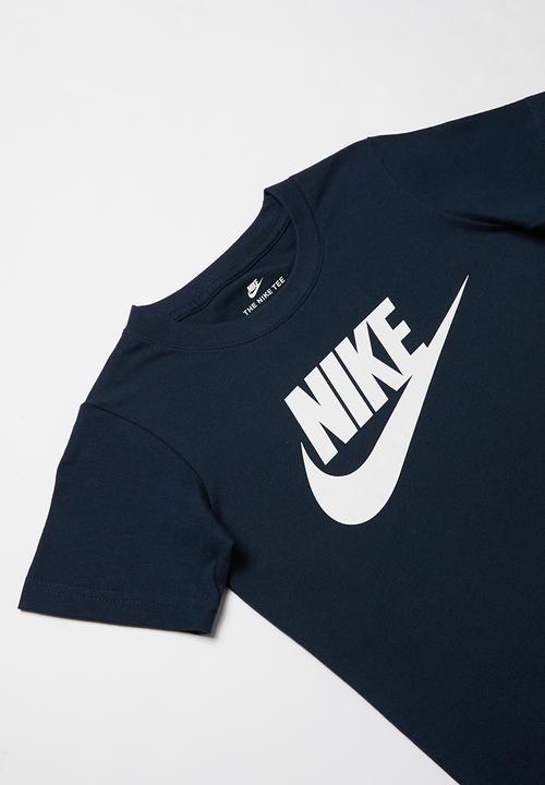 Nike - Nike kids futura short sleeve tee - navy & white 