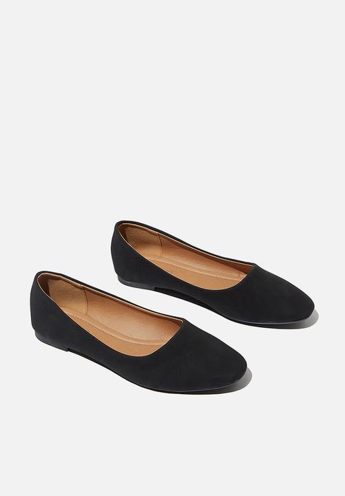 Cotton On - Essential Candice ballet - black nubuck