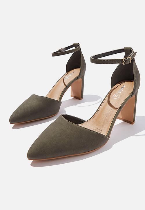 Cotton On - Jeanne closed toe heel - khaki