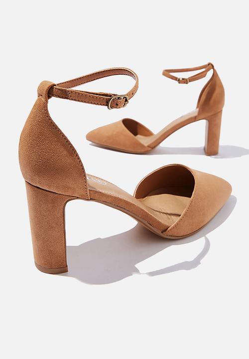Cotton On - Jeanne closed toe heel - tan