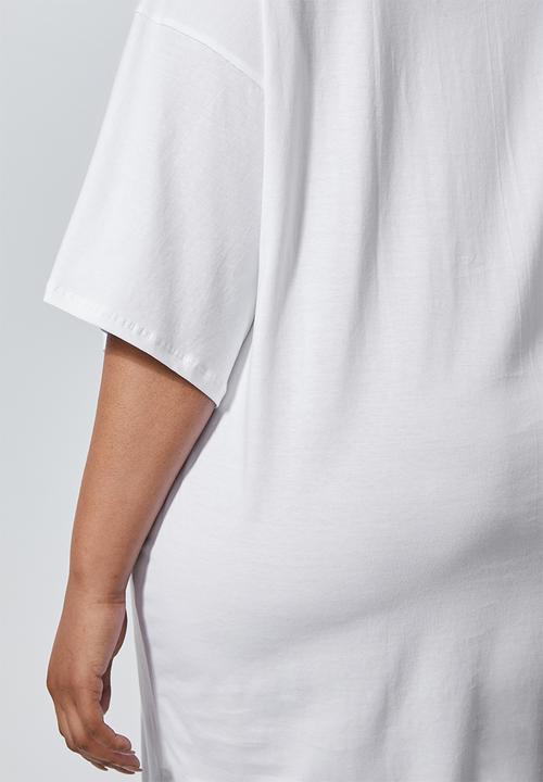 Superbalist - T-shirt dress - white