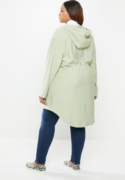 edit Plus - Light weight parka - green