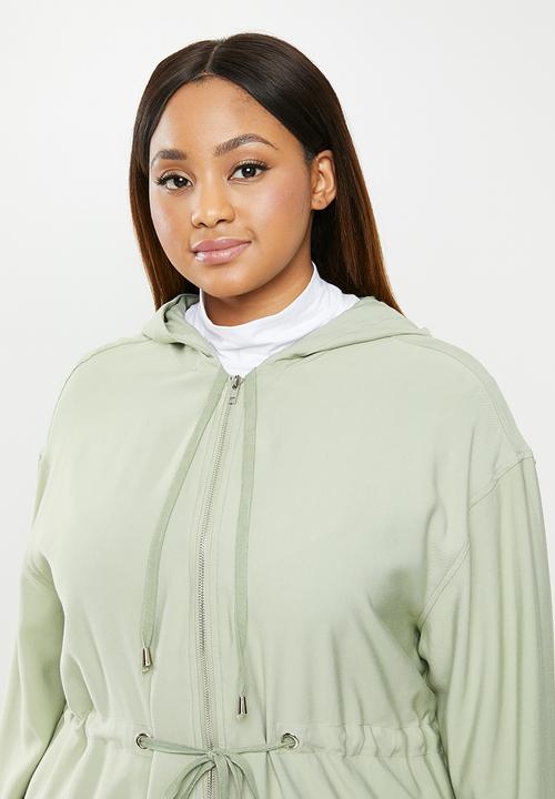 edit Plus - Light weight parka - green