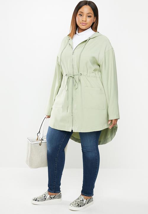 edit Plus - Light weight parka - green