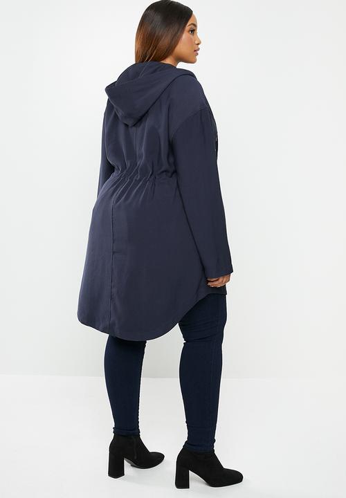 edit Plus - Light weight parka - navy