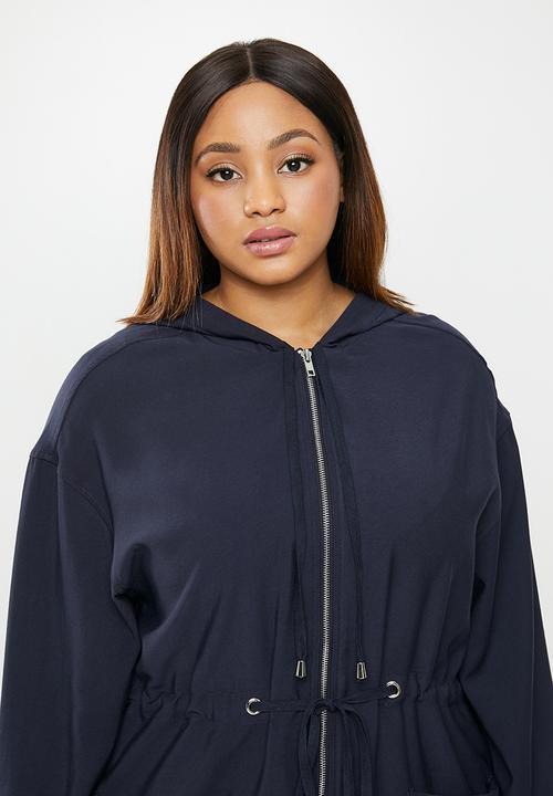 edit Plus - Light weight parka - navy