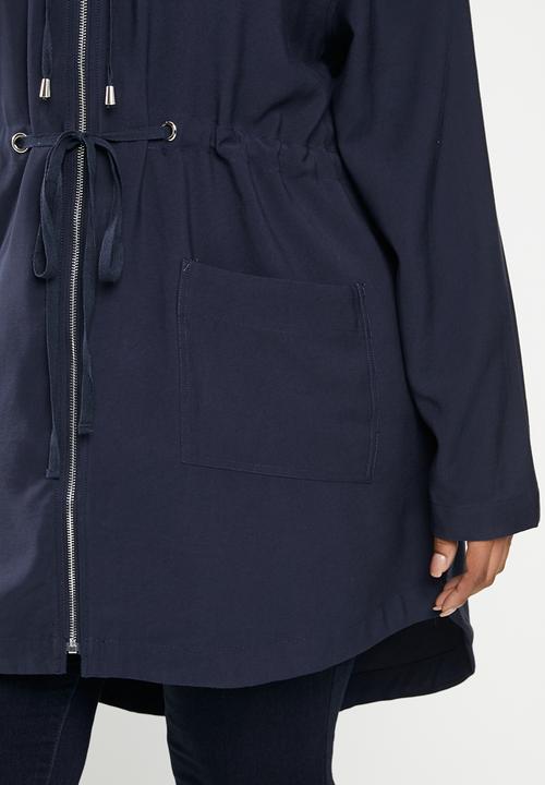 edit Plus - Light weight parka - navy
