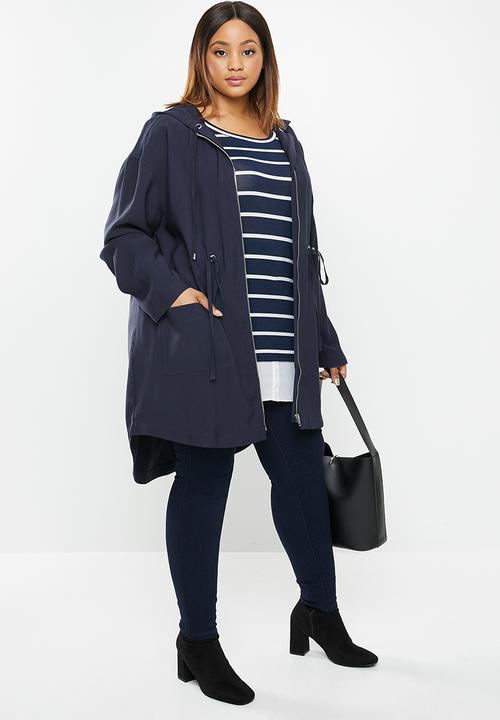 edit Plus - Light weight parka - navy