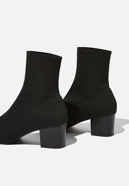 Cotton On - Thrills sock boot  - black