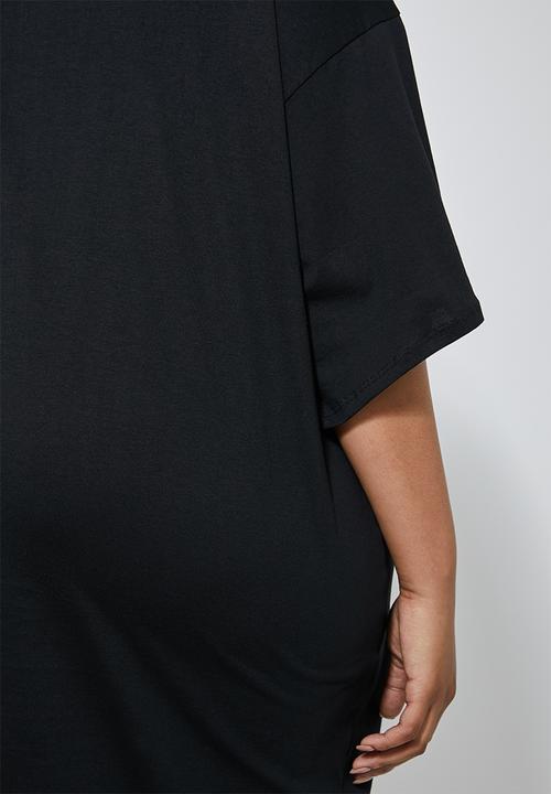 Superbalist - T-shirt dress - black