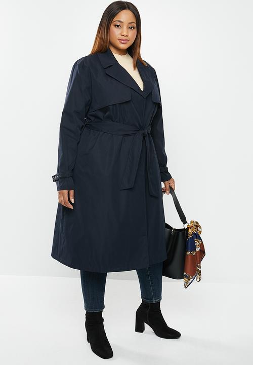 edit Plus - Classic trench coat - navy