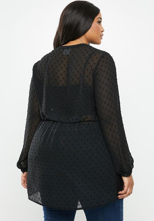 JUNAROSE - Alia tunic - black