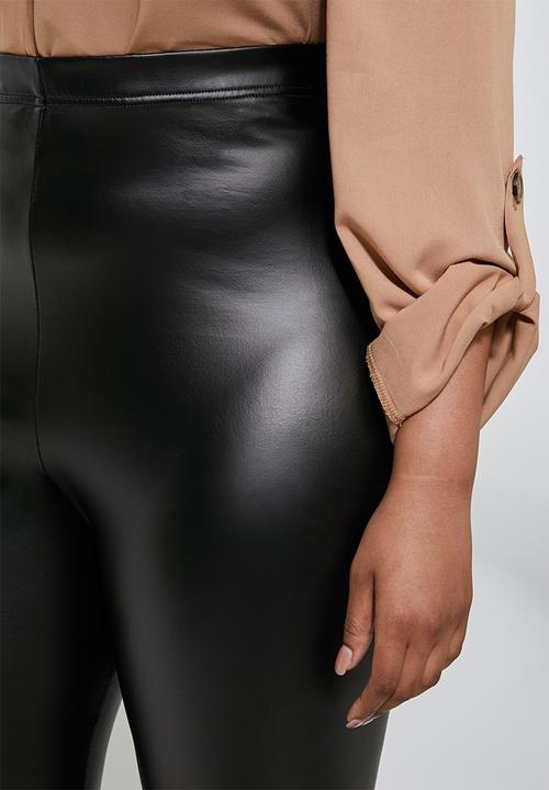 Superbalist - Wet look leggings (plus) - black