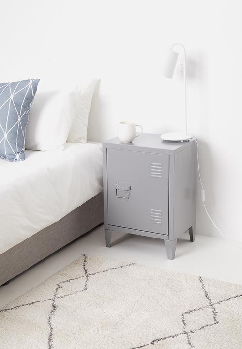 Basics - Graves bedside table - grey