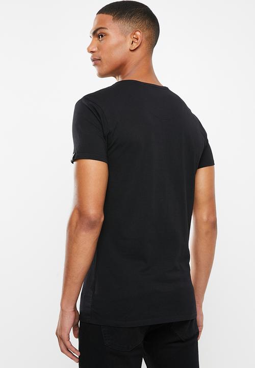 S.P.C.C - Barrow straight hem logo tee - black